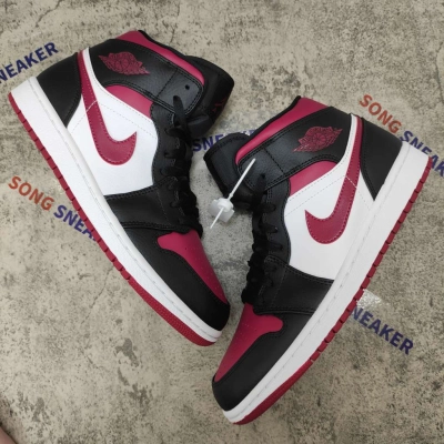 Air Jordan 1 Mid Bred Toe 554724-066 01