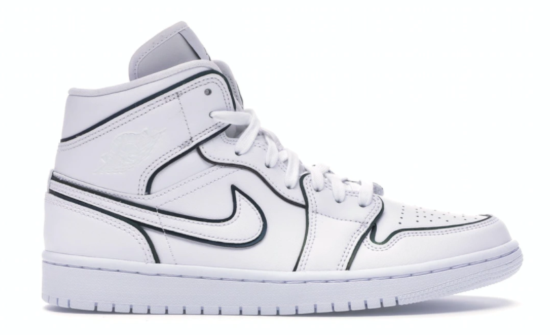 Air Jordan 1 Mid Iridescent Reflective White (W) CK6587-100