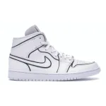 Air Jordan 1 Mid Iridescent Reflective White (W) CK6587-100