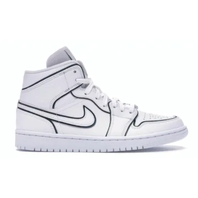Air Jordan 1 Mid Iridescent Reflective White (W) CK6587-100 01