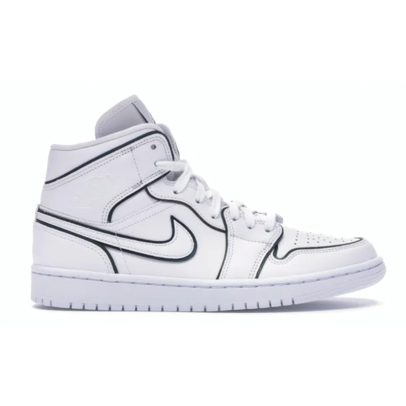 Air Jordan 1 Mid Iridescent Reflective White (W) CK6587-100
