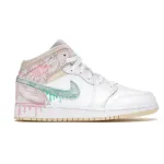 Air Jordan 1 Mid Paint Drip (GS) DD1666-100