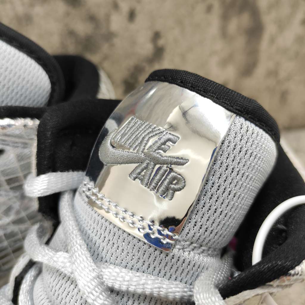 Air Jordan 1 Mid SE Disco Metallic Silver (W) CU9304-001