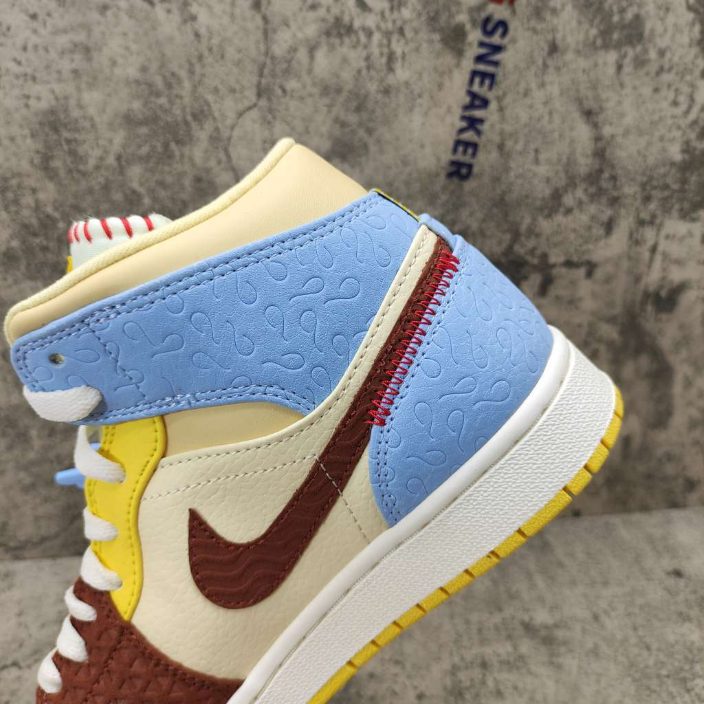 Air Jordan 1 Mid SE Fearless Maison Chateau Rouge CU2803-200