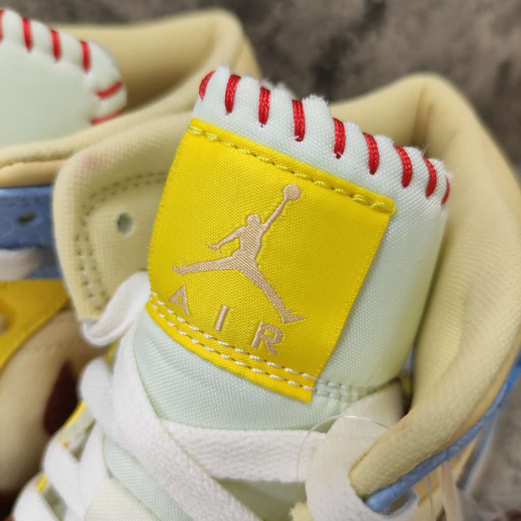 Air Jordan 1 Mid SE Fearless Maison Chateau Rouge CU2803-200