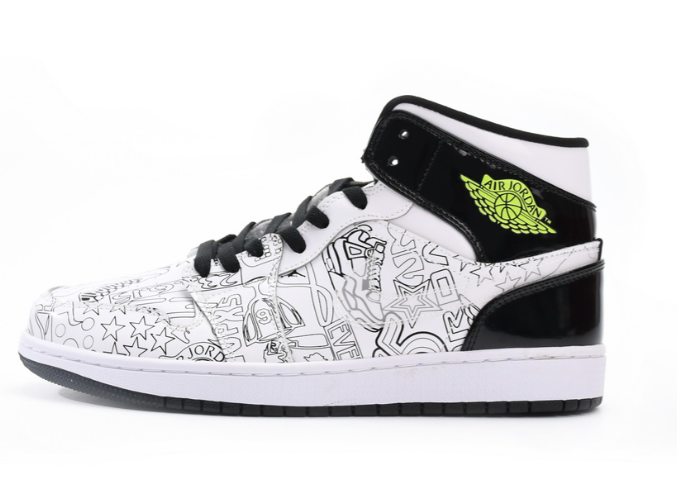 Air Jordan 1 Mid SE（GS）DIY DC4099-100