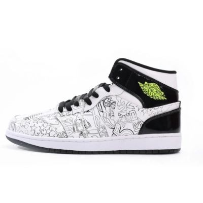 Air Jordan 1 Mid SE（GS）DIY DC4099-100 01