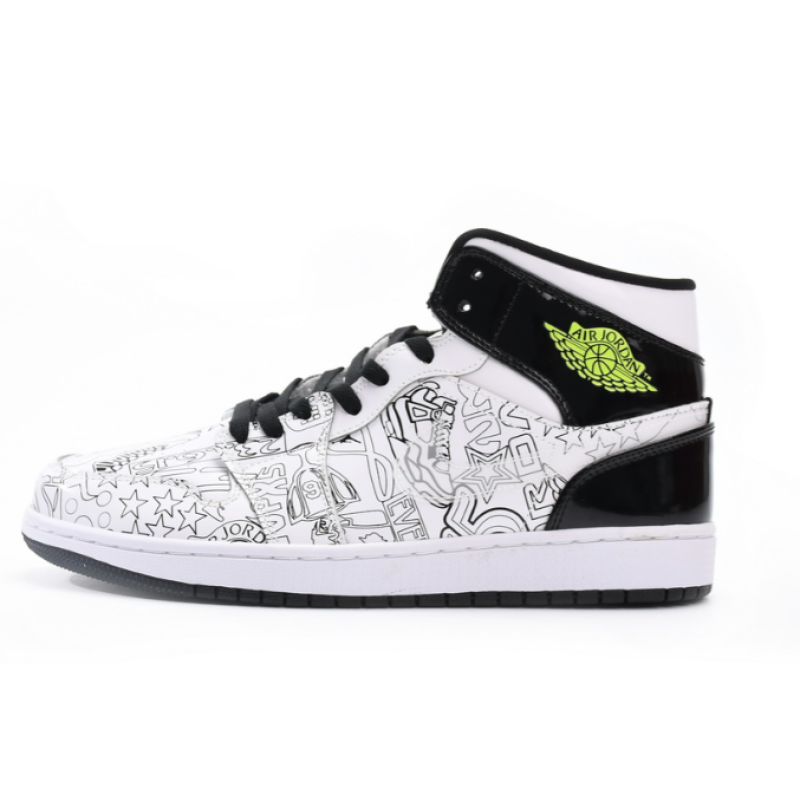Air Jordan 1 Mid SE（GS）DIY DC4099-100