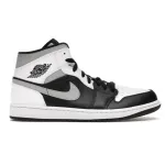 Air Jordan 1 Mid White Shadow 554724-073
