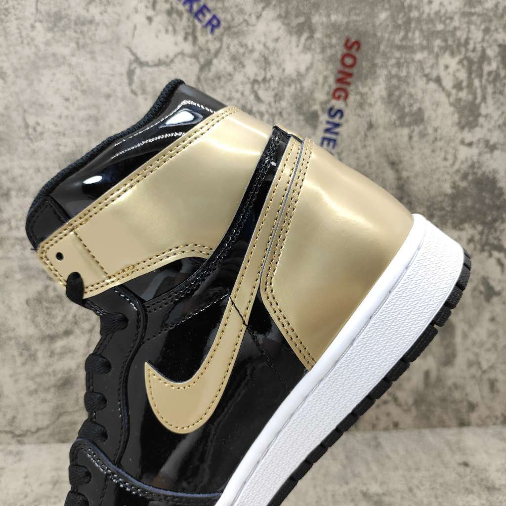 Air Jordan 1 Retro High NRG Patent Gold Toe 861428-007