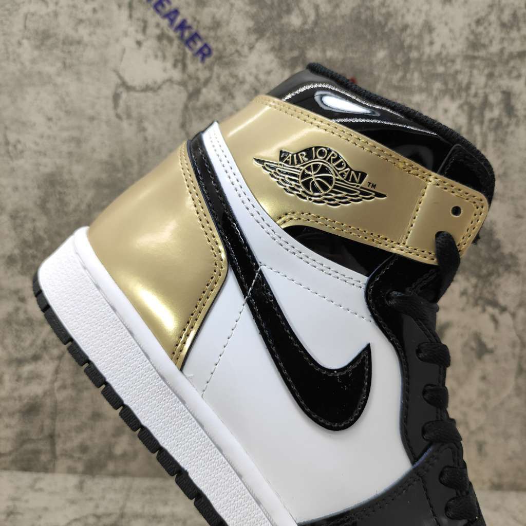 Air Jordan 1 Retro High NRG Patent Gold Toe 861428-007