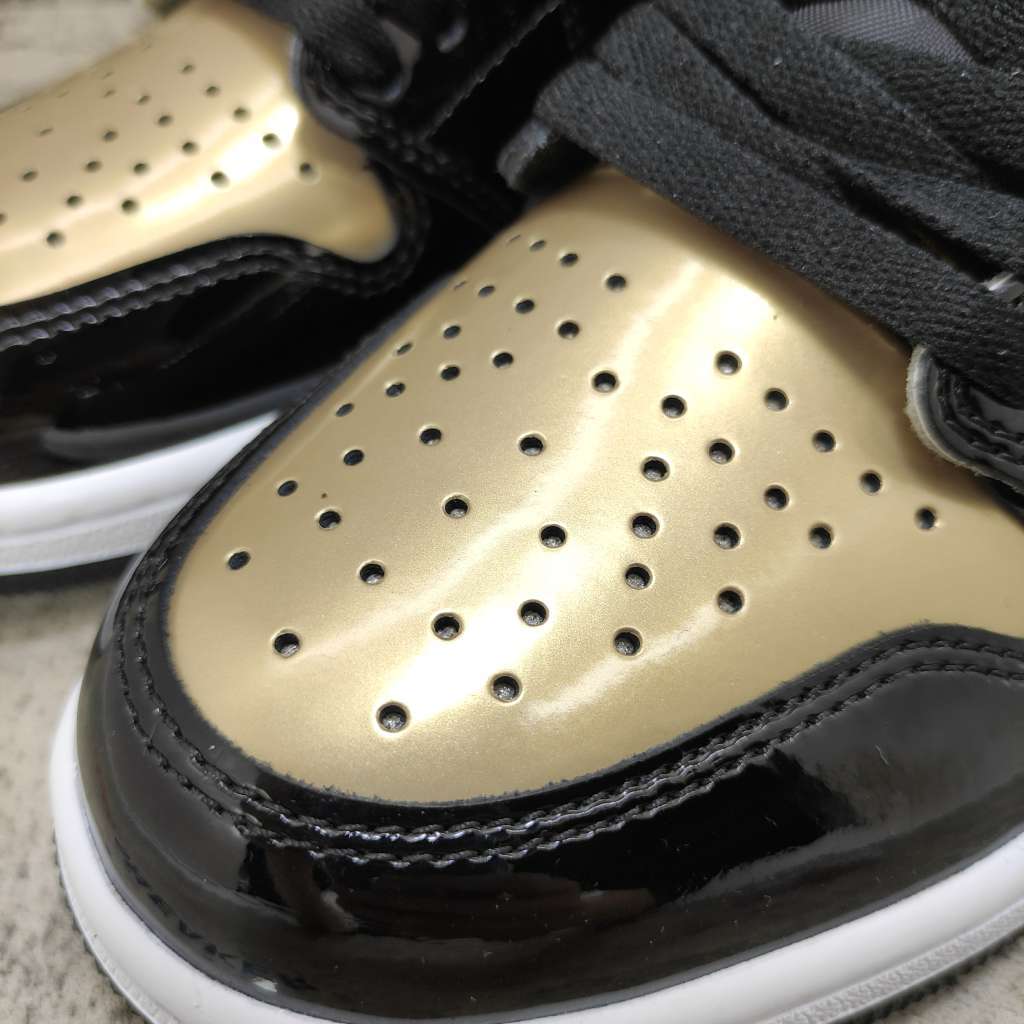 Air Jordan 1 Retro High NRG Patent Gold Toe 861428-007