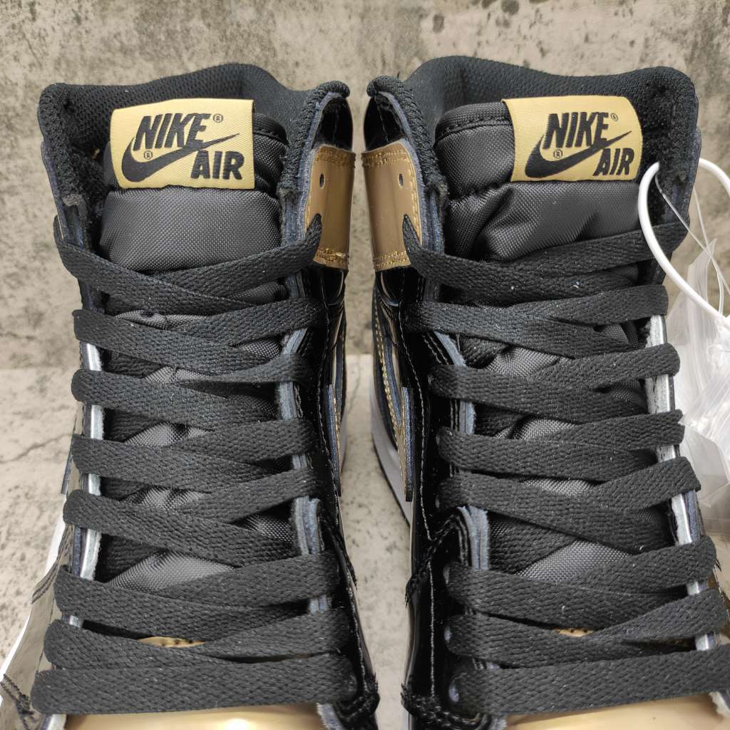 Air Jordan 1 Retro High NRG Patent Gold Toe 861428-007