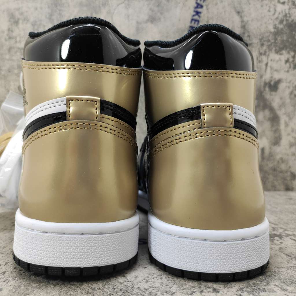 Air Jordan 1 Retro High NRG Patent Gold Toe 861428-007