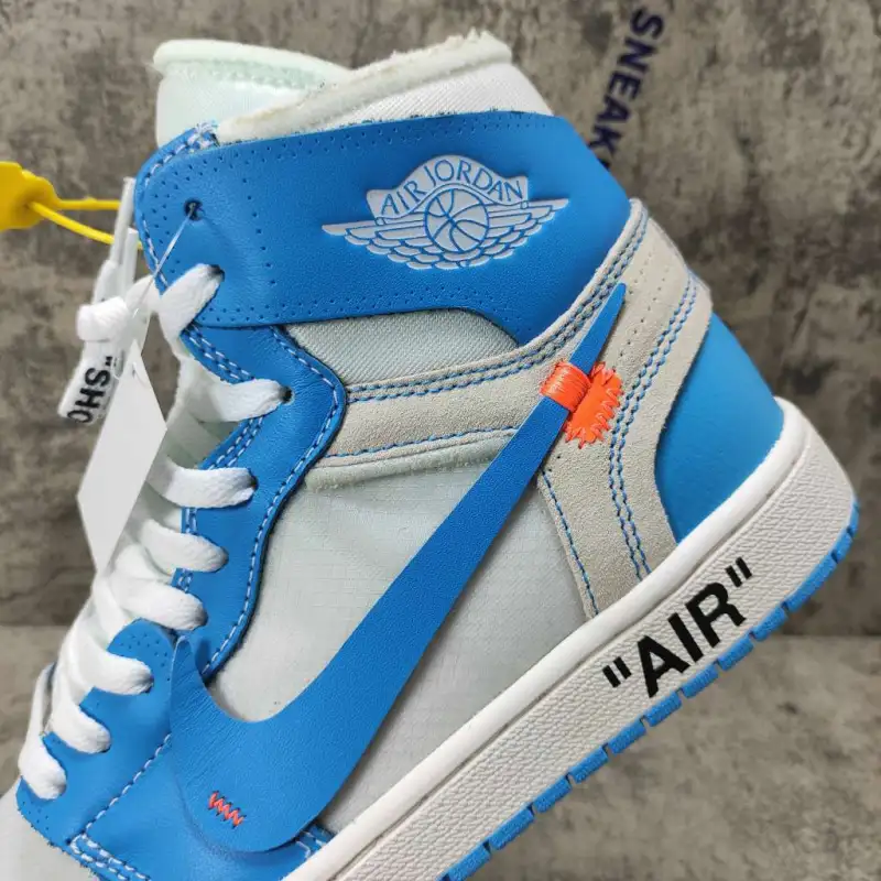 Air Jordan 1 Retro High Off-White University Blue AQ0818-148