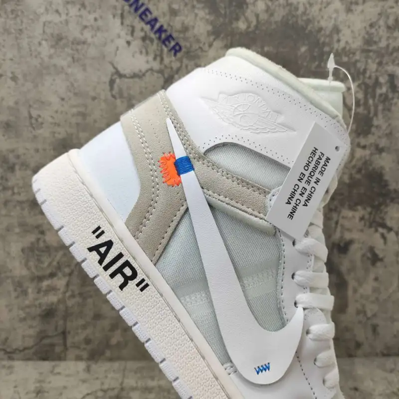 Air Jordan 1 Retro High Off-White White AQ0818-100