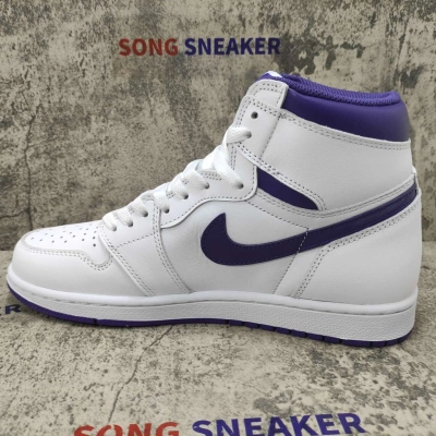 Air Jordan 1 Retro High OG White Purple 555088-115 02