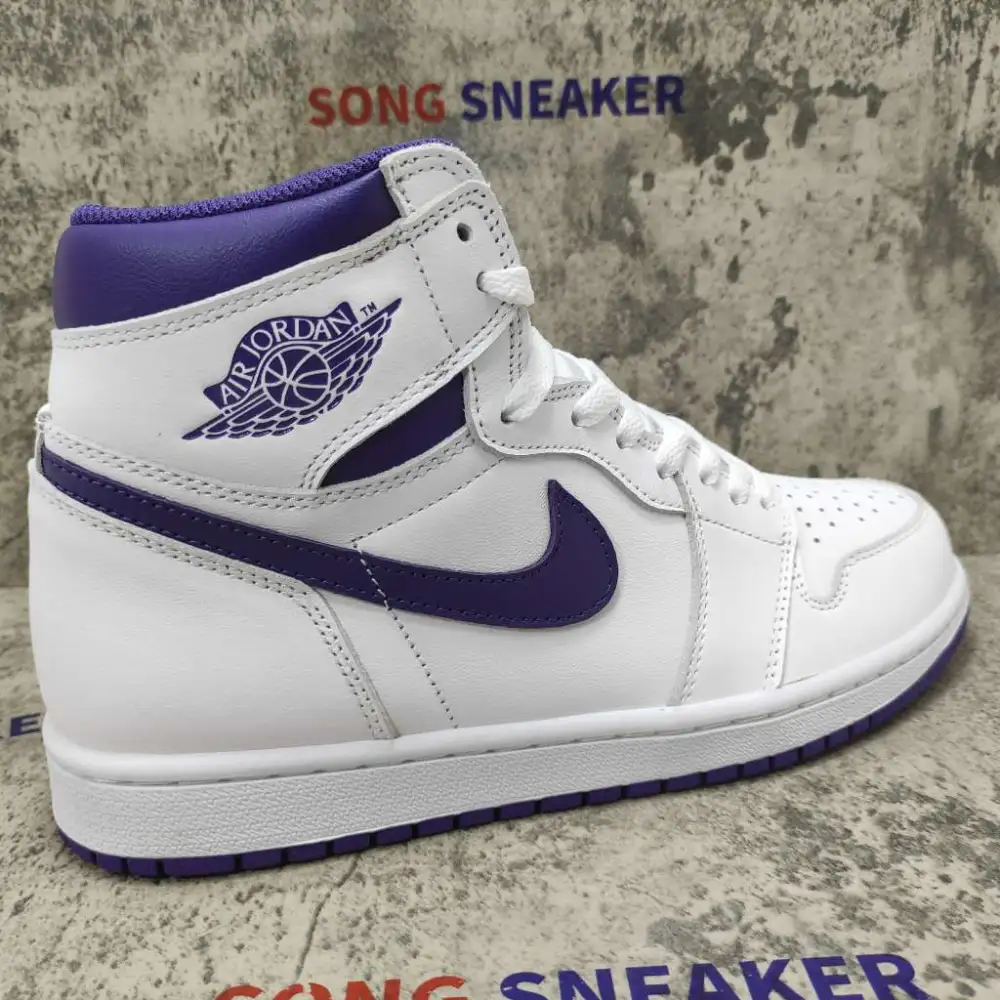 Air Jordan 1 Retro High OG White Purple 555088-115
