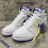 Air Jordan 1 Retro High OG White Purple 555088-115