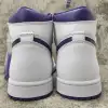 Air Jordan 1 Retro High OG White Purple 555088-115