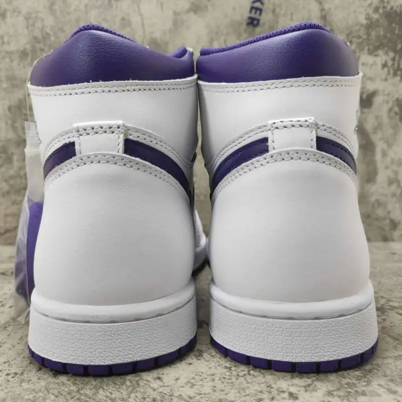 Air Jordan 1 Retro High OG White Purple 555088-115