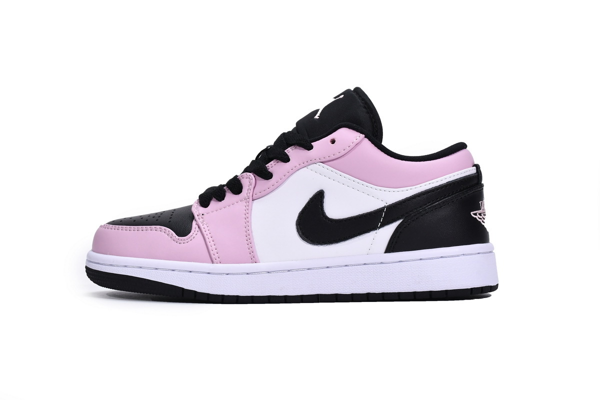 Air Jordan 1 Retro Low（GS）White Pink 554723-601