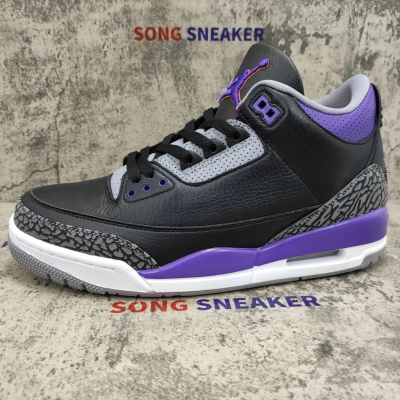 Air Jordan 3 Retro Black Court Purple CT8532-050 02