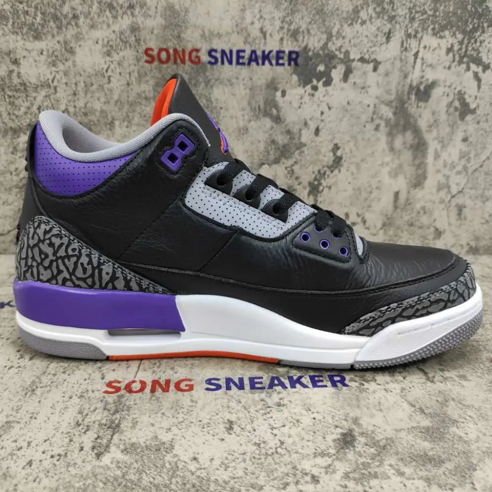 Air Jordan 3 Retro Black Court Purple CT8532-050