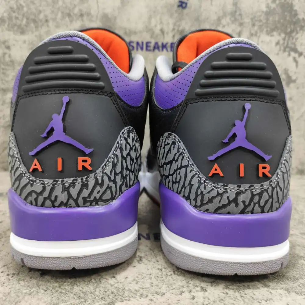 Air Jordan 3 Retro Black Court Purple CT8532-050