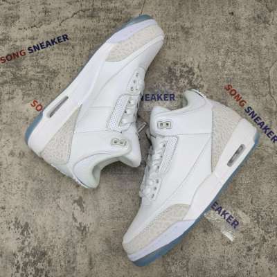 Air Jordan 3 Retro Pure White (2018) 136064-111 01