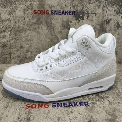 Air Jordan 3 Retro Pure White (2018) 136064-111 02