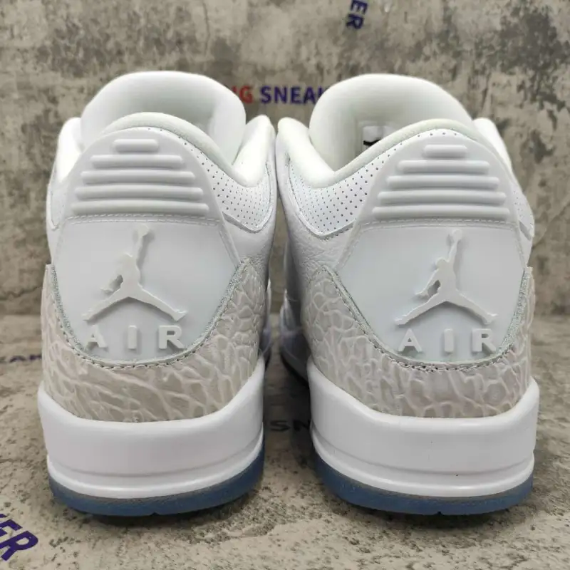 Air Jordan 3 Retro Pure White (2018) 136064-111