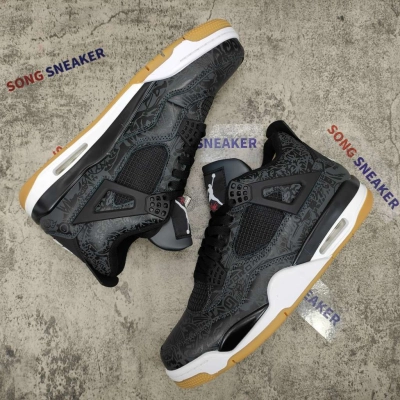 Air Jordan 4 Retro Laser Black Gum CI1184-001 01
