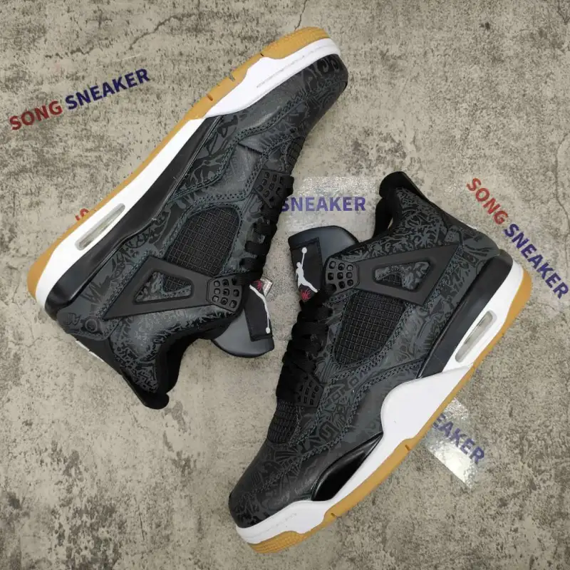 Air Jordan 4 Retro Laser Black Gum CI1184-001