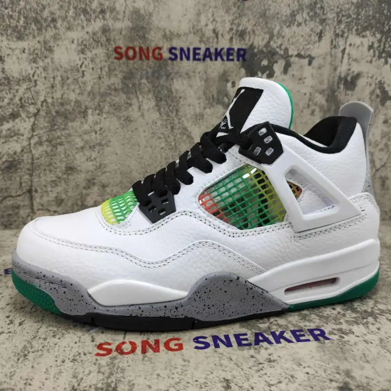 Air Jordan 4 Retro Lucid Green Rasta (W) AQ9129-100