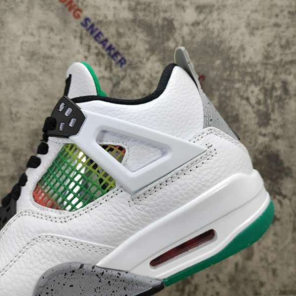 Air Jordan 4 Retro Lucid Green Rasta (W) AQ9129-100