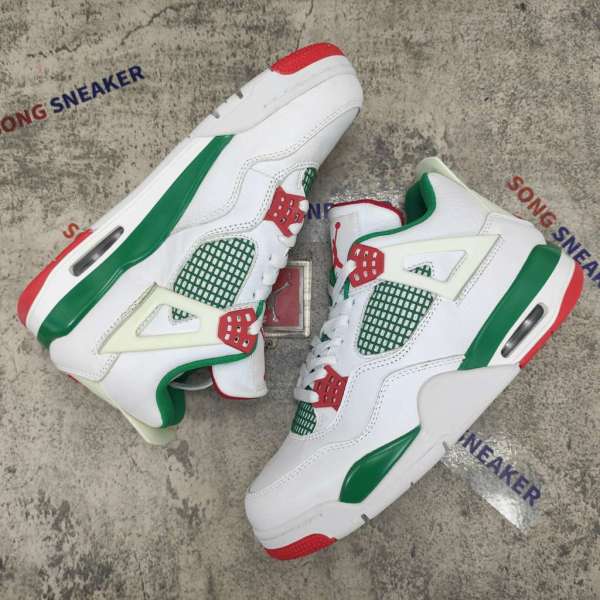 Air Jordan 4 Retro White Green Red AQ3816-063
