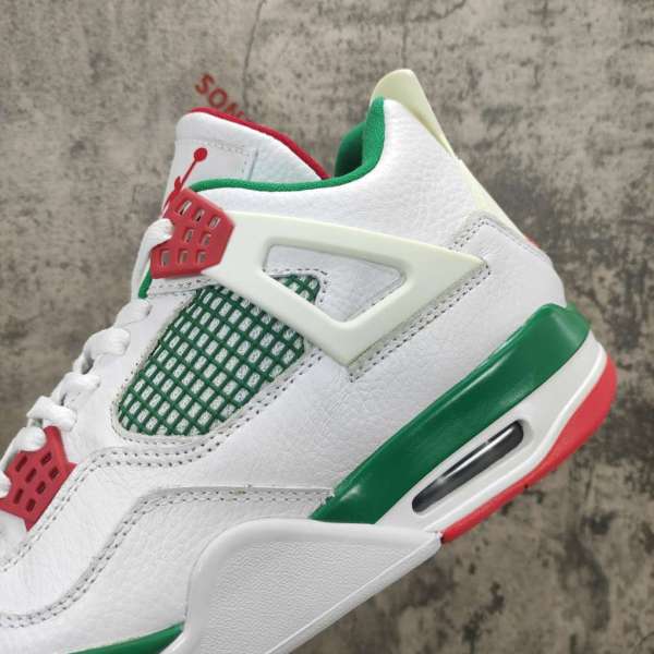 Air Jordan 4 Retro White Green Red AQ3816-063