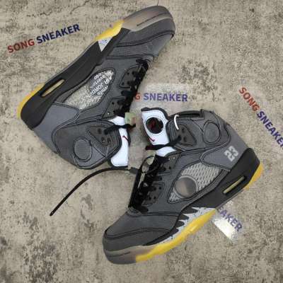 Air Jordan 5 Retro Off-White Black CT8480-001