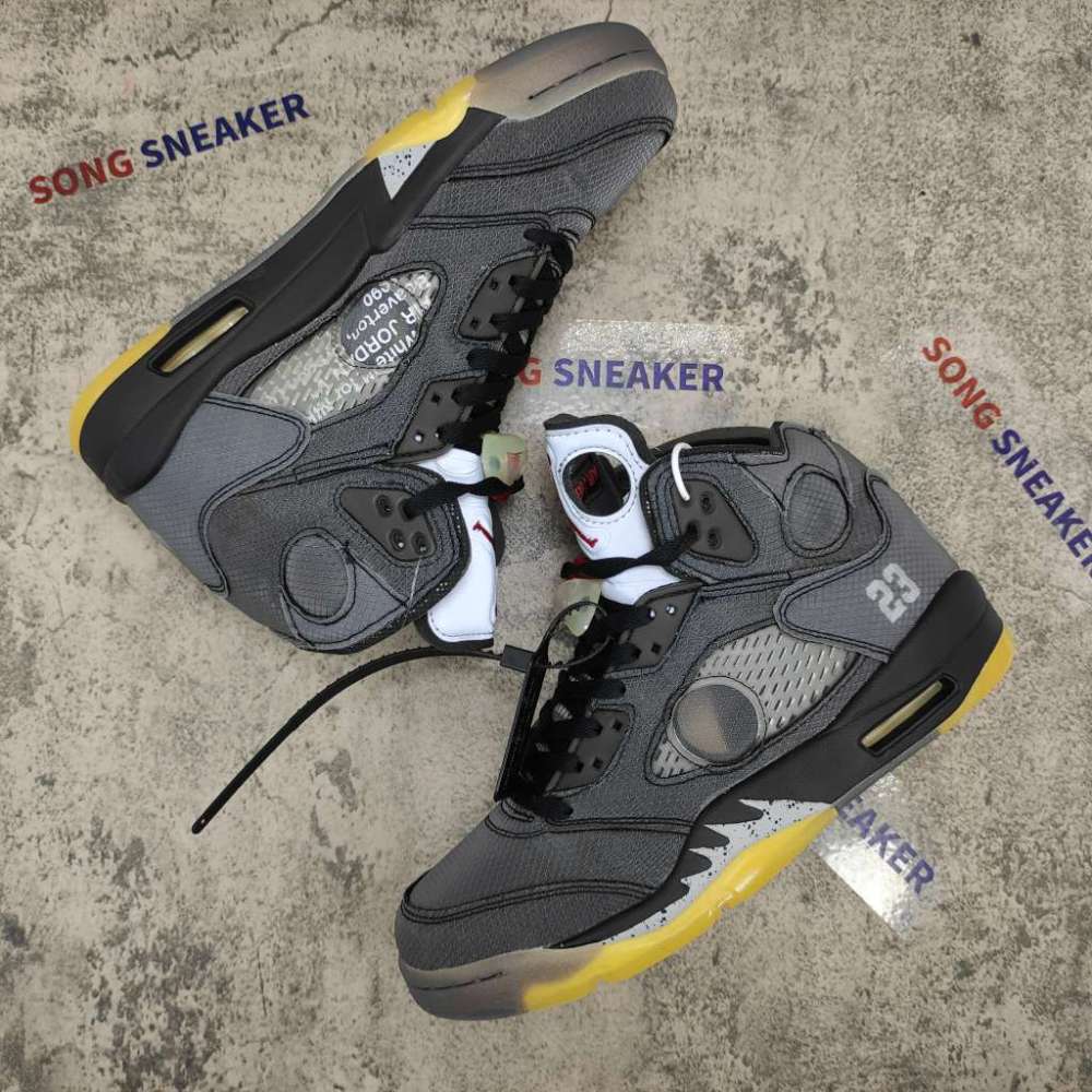 Air Jordan 5 Retro Off-White Black CT8480-001