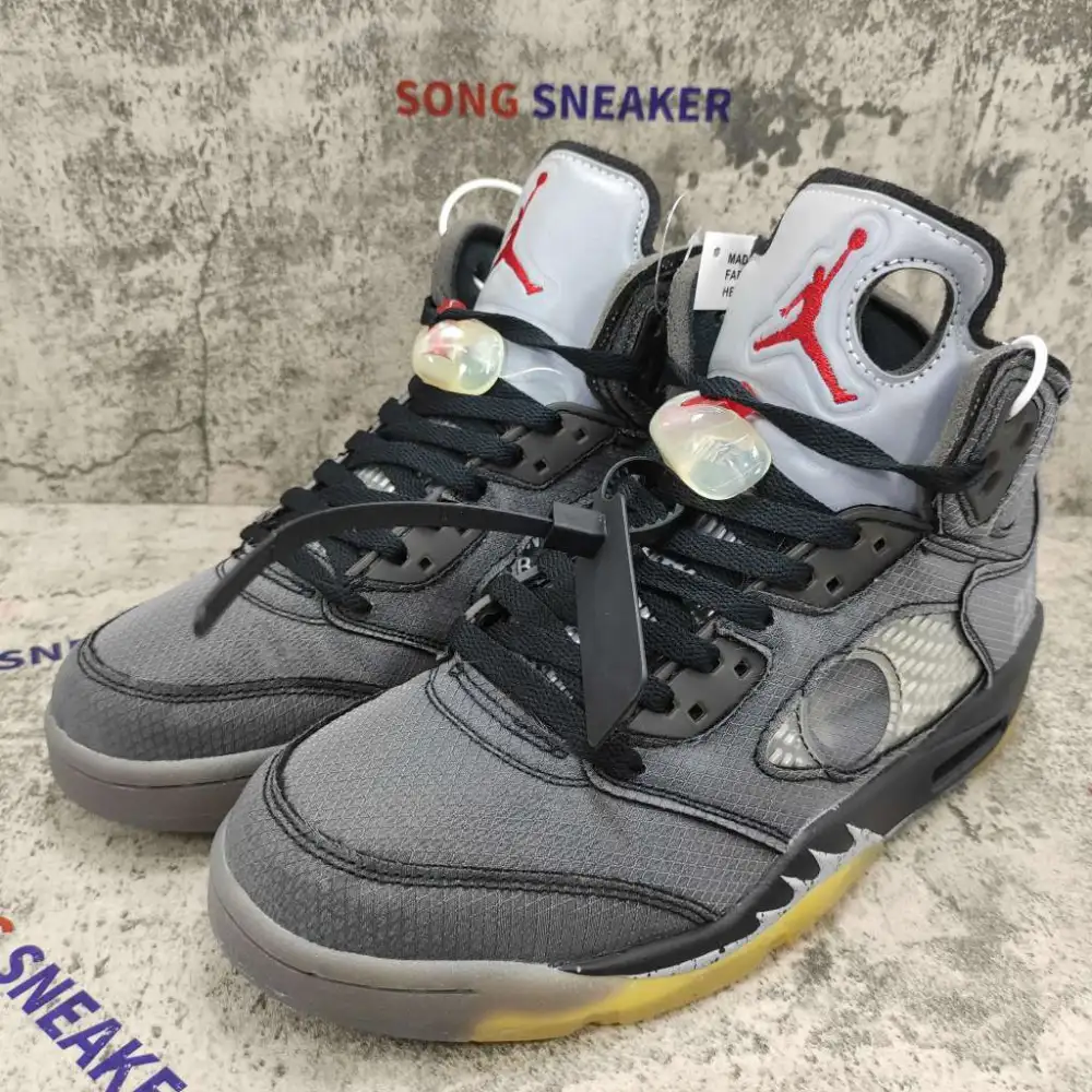 Air Jordan 5 Retro Off-White Black CT8480-001