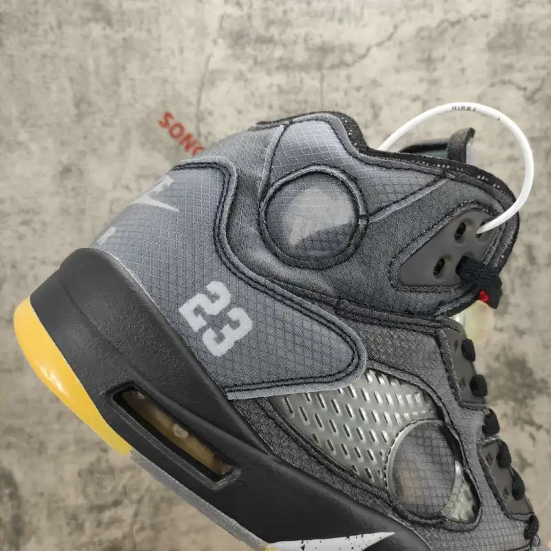 Air Jordan 5 Retro Off-White Black CT8480-001