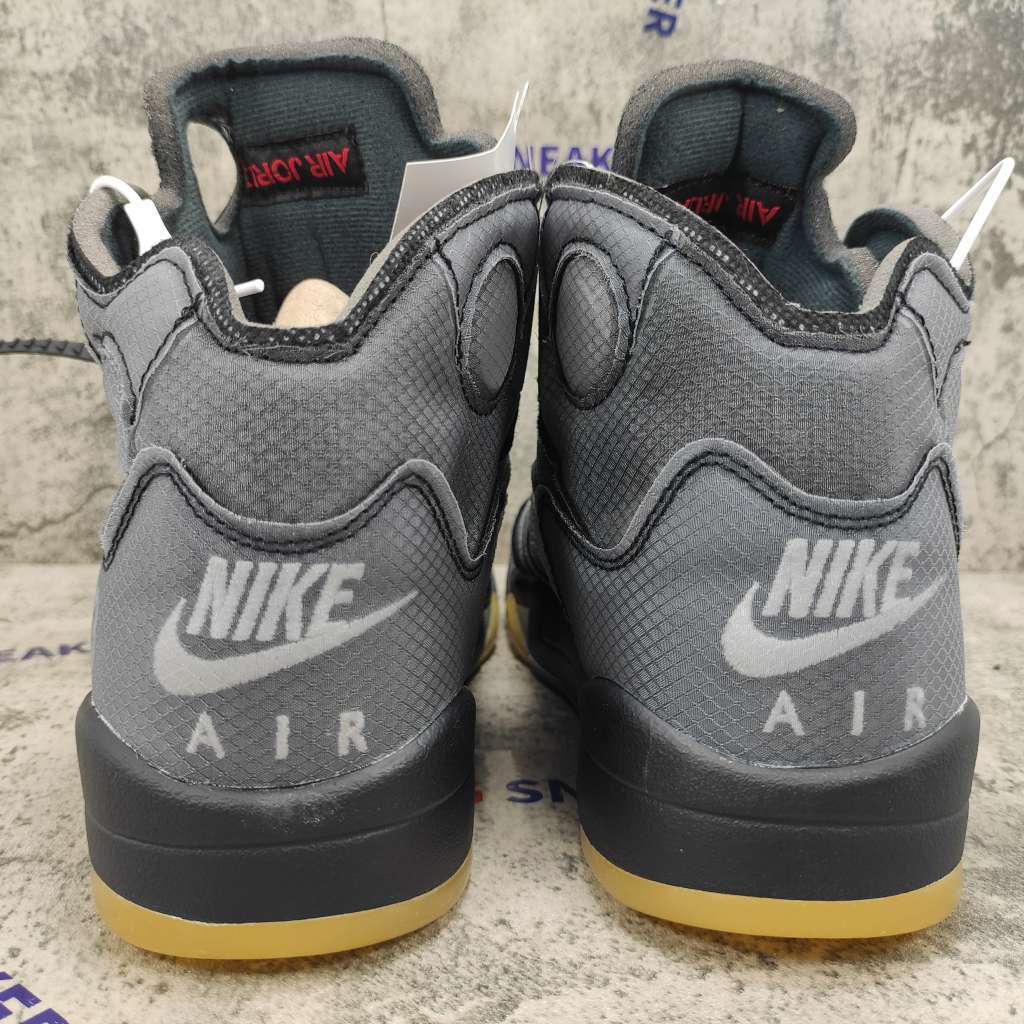Air Jordan 5 Retro Off-White Black CT8480-001
