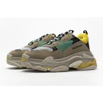 Balenciaga Triple S Beige Green Yellow 483513 W06E3 7070