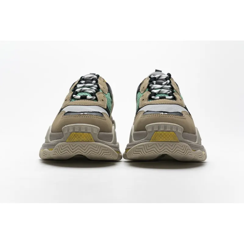 Balenciaga Triple S Beige Green Yellow 483513 W06E3 7070