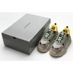 Balenciaga Triple S Beige Green Yellow 483513 W06E3 7070