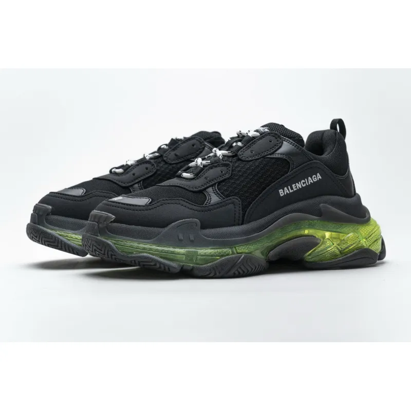 Balenciaga Triple S Black Green 541624 W09O1 2140