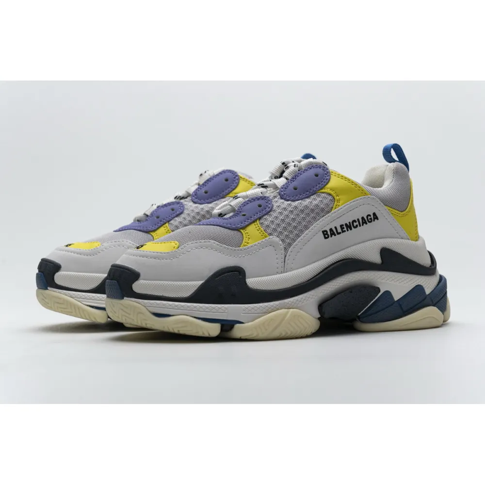 Balenciaga Triple S Black Grey Blue 541624 W06E2 7282