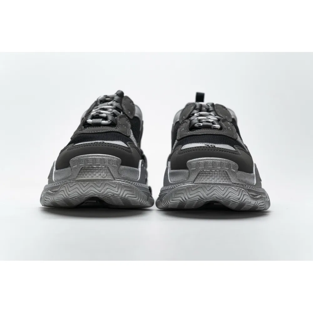 Balenciaga Triple S Black Grey Silver 483546 W06F1 0841