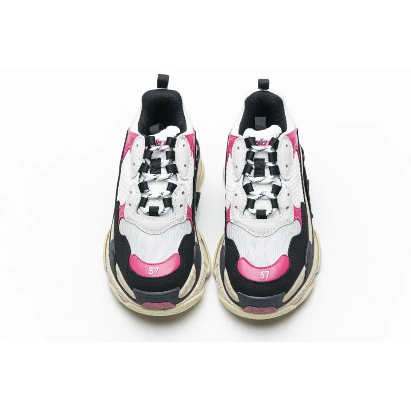 Balenciaga Triple S Black Pink 483513 W06E8 8080